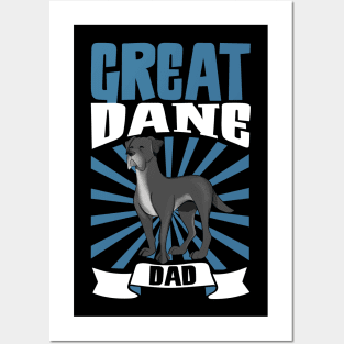 Great Dane Dad - German Mastiff Posters and Art